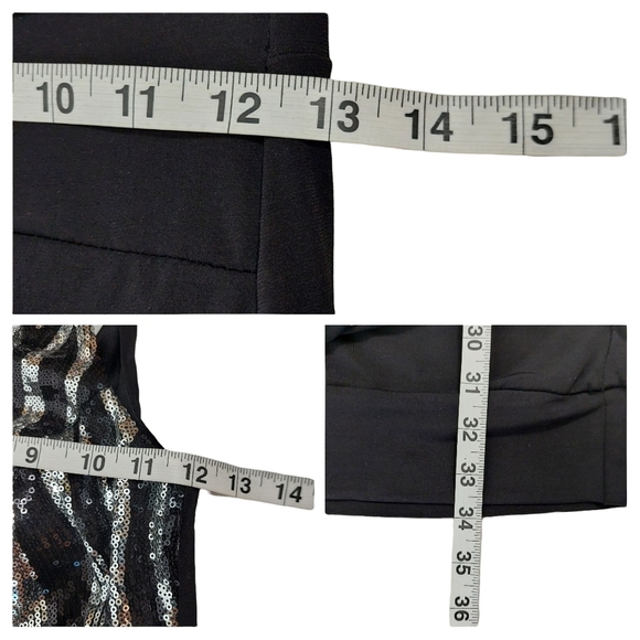 Ruby Rox One Shoulder Ruched Sequin Mini Dress - Picture 10 of 11